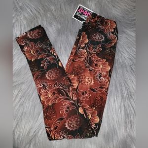 Legging Army Kids Paisley Retro Leggings New